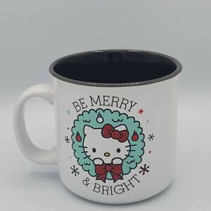 Hello Kitty Be Merry & Bright Christmas white oversize mug